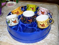 Cup & Saucer Set-Butterflies Cup & Saucer Set-Butterflies