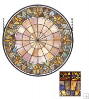 Fleur De Lis Medallion Window Fleur De Lis Medallion Window