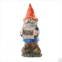 Standing Gnome Welcome Sign Standing Gnome Welcome Sign