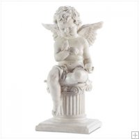 Cherub on Column Sculpture Cherub on Column Sculpture