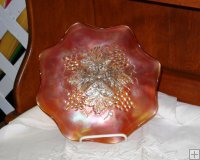 Carnival Glass - Northwood Ruffled Bowl Carnival Glass - Northwood Ruffled Bowl